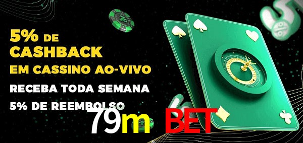 Promoções do cassino ao Vivo 79m bet